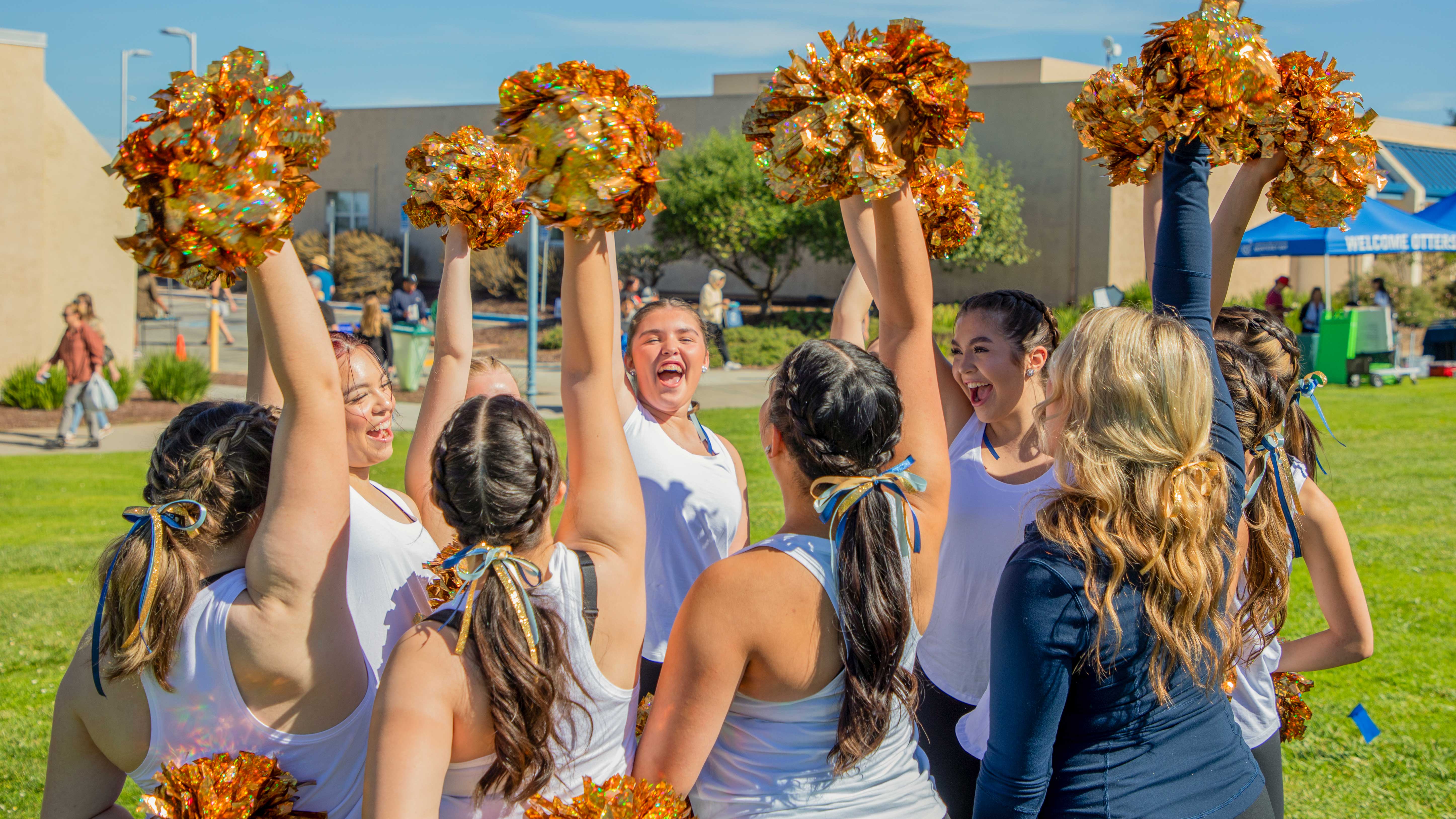 cheerleaders at MB madness