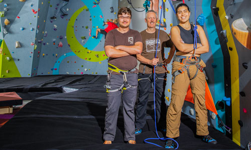 unique rock climbing class